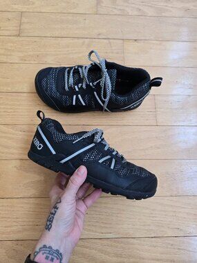 Xero | Terra flex II black minimalist trail running sneakers | WMS 6.5